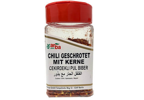 Arba Chili Geschrotet mit Kerne - Cekirdekli Pul Biber 50 g