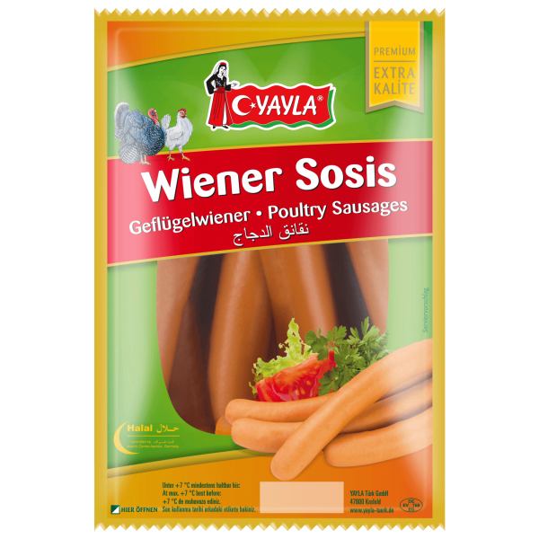 Yayla Geflügelwiener - Wiener Sosis 400g