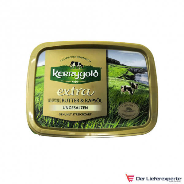 Kerrygold extra aus Orginal Irischer Butter und Rapsöl (ungesalzen) Tereyag 250g