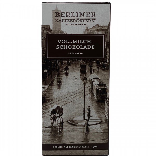 Berliner Kaffeerösterei - Vollmich-Schokolade %37 Alexanderstrasse, 1904 100g