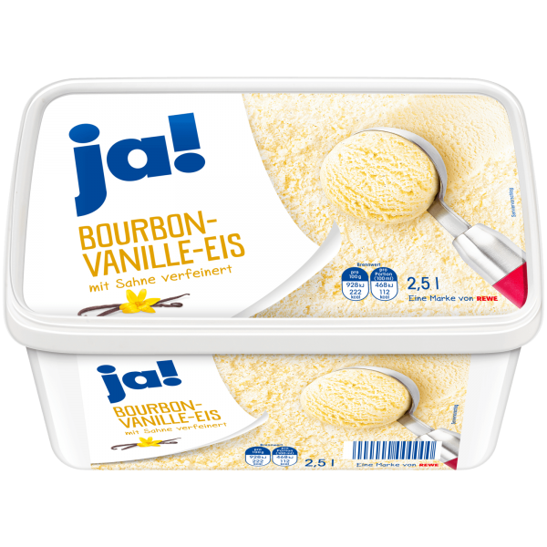 Ja! Bourbon-Vanille-Eis 2,5l