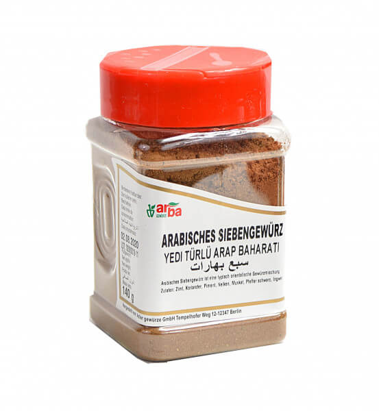 Arba Arabisches 7 Gewürz Yedi Türlü Arap Baharati 65 g